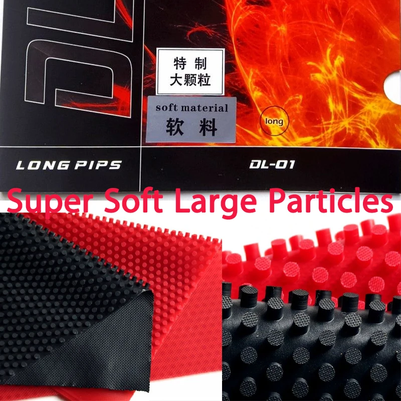 

Накладка для настольного тенниса Long Pips OX Super Soft с крупными шипами: неожиданный защитный эффект, антиспин, необычный эффект мяча