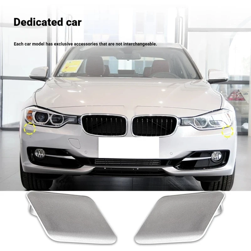 It is suitable for 12-15 models of imported BMW 3 Series headlight washer cover front bumper headlight water spray cover accesso