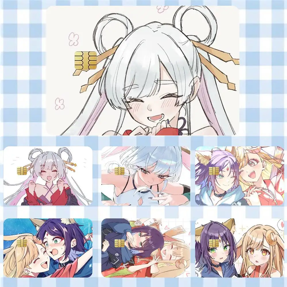 

Princess kaguya A-Anime Sticker Film Tape Skin for Credit Card Debit Card Waterproof Stickers Cartoon