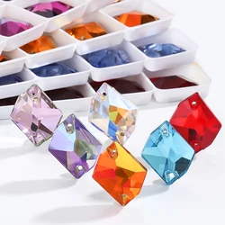 Sew On Rhinestone K9 Glass Crystal Stone Flatback For Sewing Strass Dress Clothes Decoration Beads Jewelry Making Stone