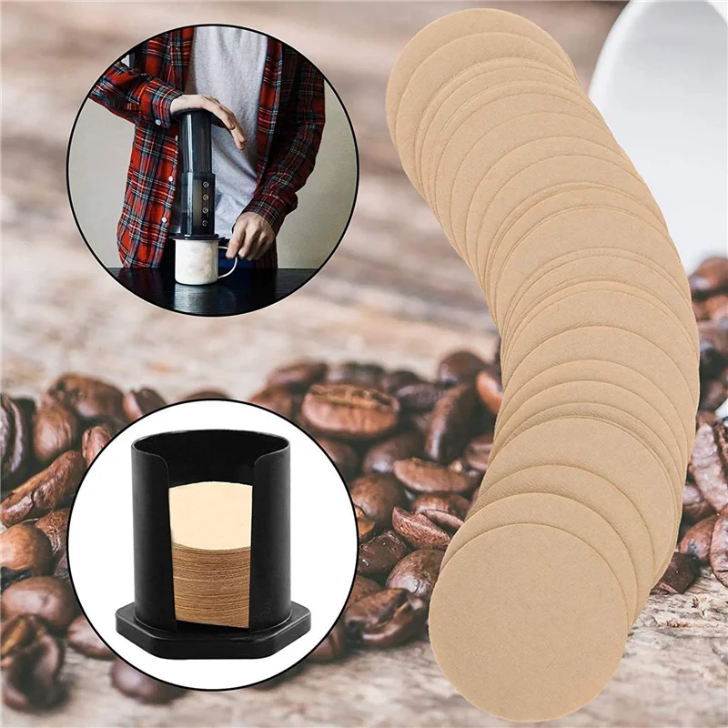 

YCOC-700 Pcs Replacement Paper Filters Round Coffee Maker Filters Disposable For Aerobie Aeropress Coffee And Espresso Makers