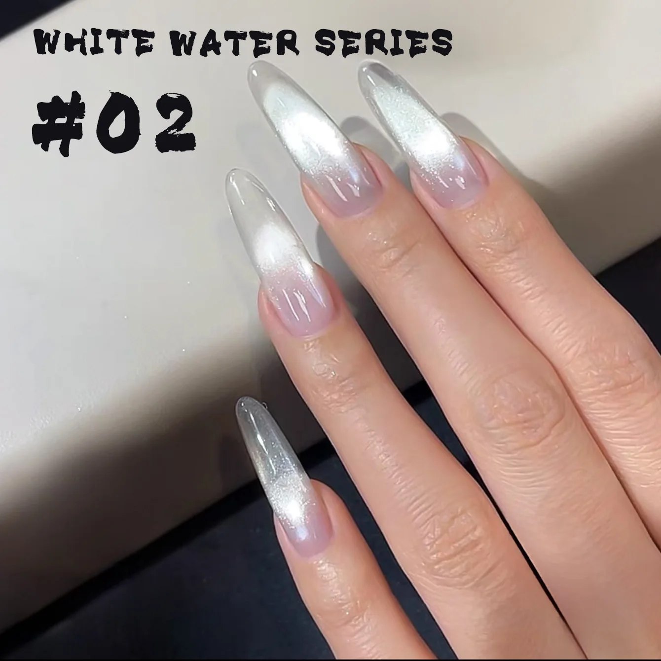 MIANEL 12 مللي 1-3 قطعة الأظافر البيضاء 2025 جديد الصيف الماء المغلي العالمي التمهيدي الزجاج الخرز هلام طلاء الأظافر واضح فلاش طلاء الأظافر #5