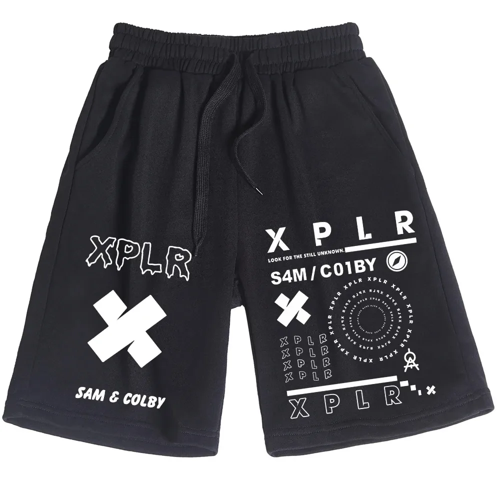 

Xplr Hoodie Sam and Colby Chainlink Shorts Pants Cotton Trousers Man Woman Pants