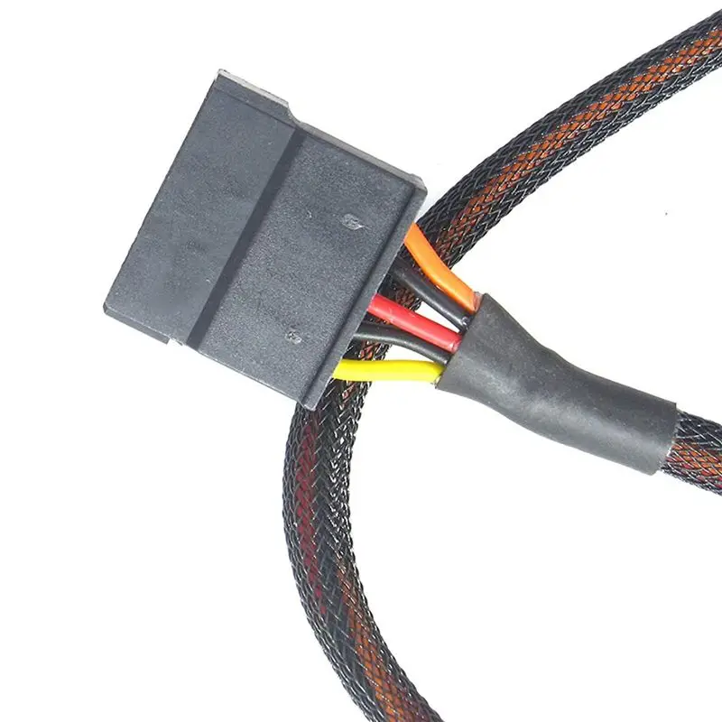 Stylish-20X Mini 6Pin To 15Pin X2 SATA Power Cable Cord For DELL Vostro 3650 3653 3655 Desktop Computer HDD SSD Expansion Cable
