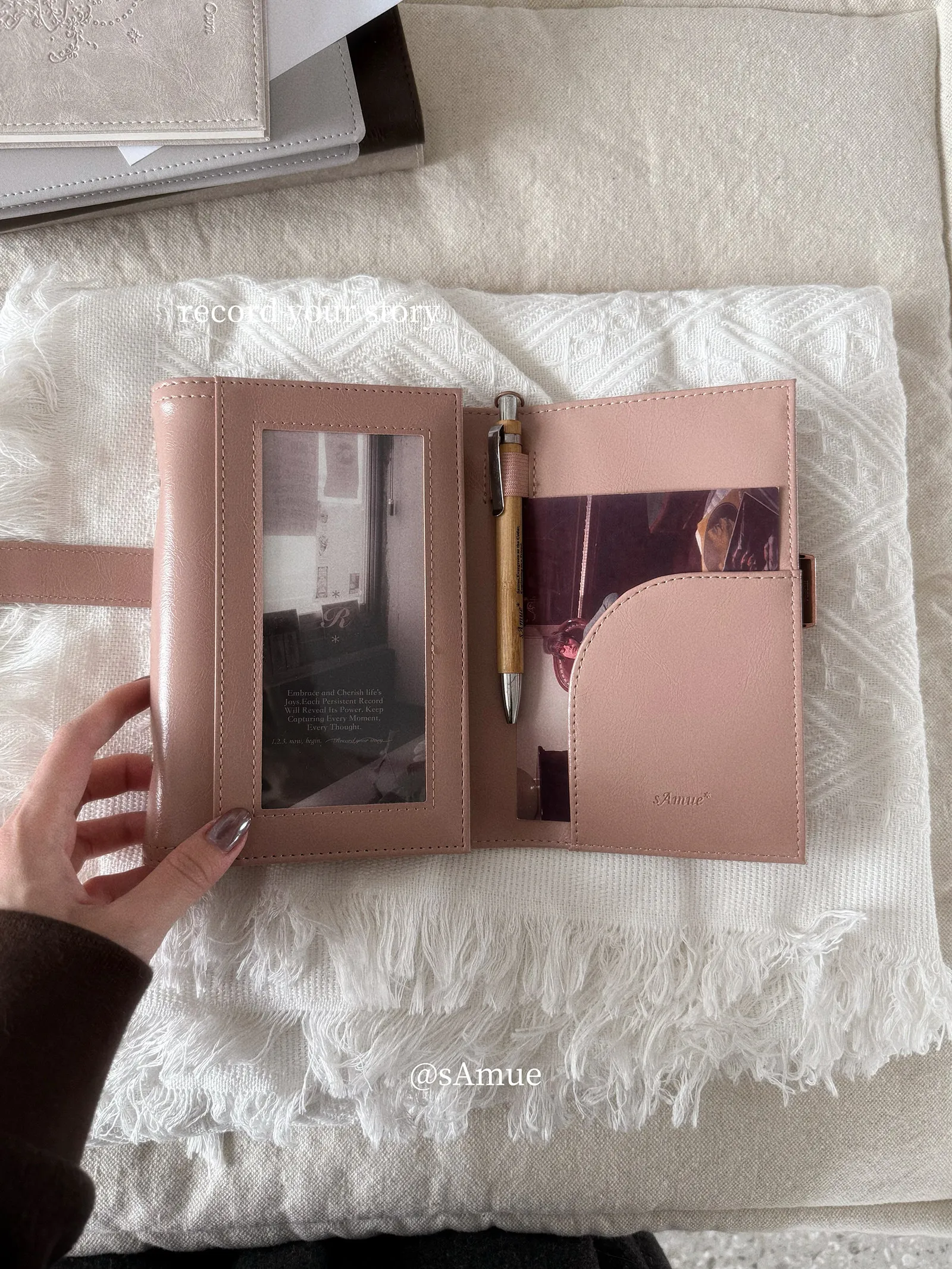 Vintage A6 PU Leather 3‑Fold 6‑Ring Binder Notebook Refillable Flip Journal Portable Diary for Daily Travel Planning