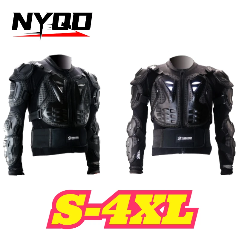 Cross-border Yixiang Motorcycle Safety Products Front Back Reflective Armor Men's Sports Suit Locomotive Protection