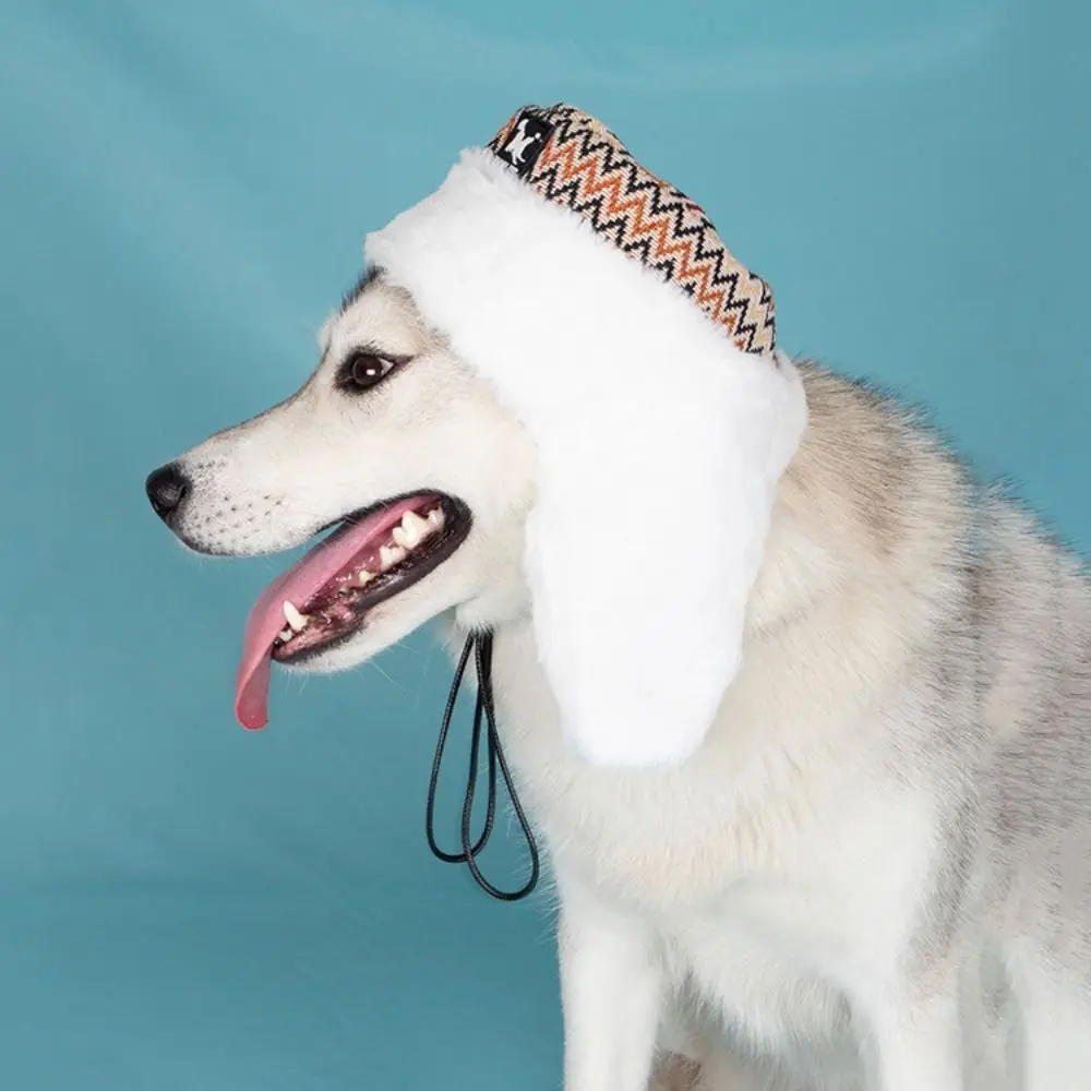 Gorro ajustable de invierno para perros, gorro transpirable anticongelante a prueba de frío para mascotas con orejeras, gorro cálido para viento y nieve para invierno