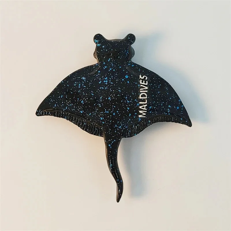 Malediwy Naklejki na lodówkę Wystrój domu Manta Rays Magnesy na lodówkę Prezenty dla dzieci Zdjęcie Naklejki magnetyczne na ścianę