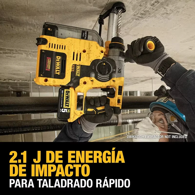 Imagem -06 - Dewalt Dc273 Broca de Martelo Rotativo 18v 20v Max Sds sem Escova 1in Plus L-forma Carpintaria Broca de Impacto Ferramenta Nua