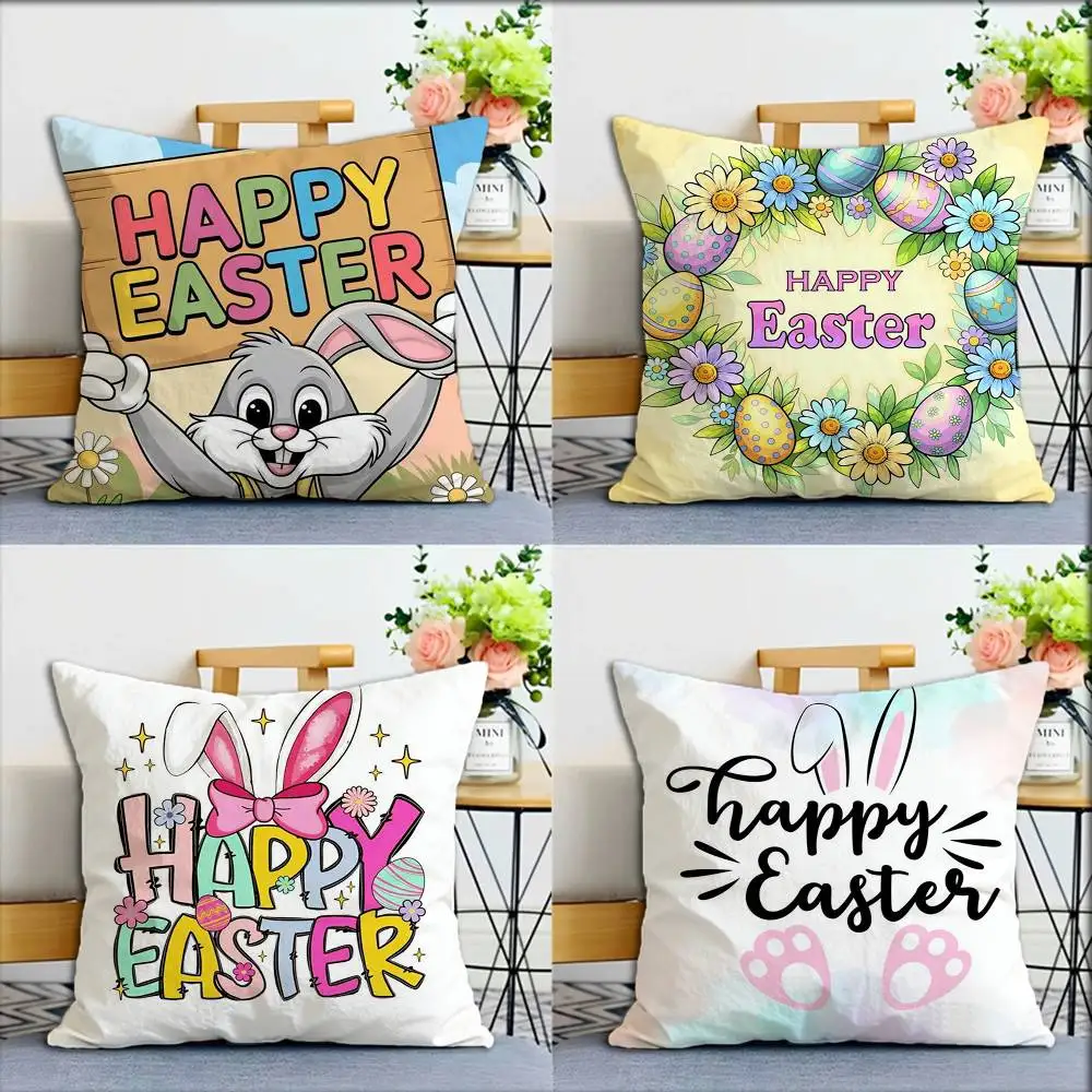 

Happy Easter To You World Various Sizes Square Pillow Case For Car Home Bedchamber Decor