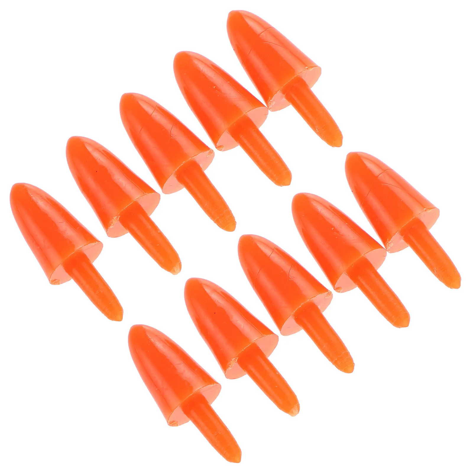 

200Pcs Winter Snowman Nose Carrot Shape Plastic Craft Accessories for DIY Decorating Snowman Making School Classroom Holiday