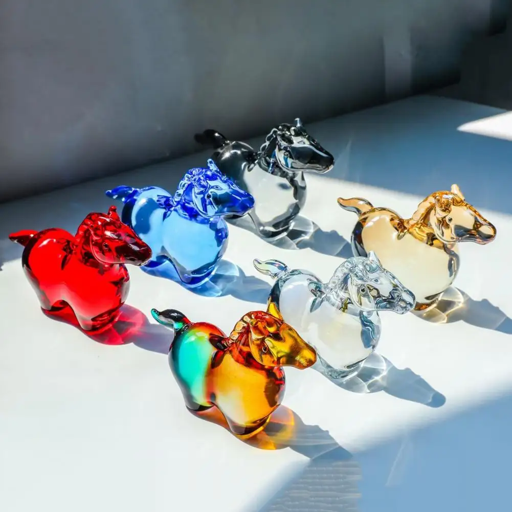 Hand-carved Horse Ornament Healing Pony Figurine Hand-carved Horse Figurine Miniature Pony Statue Healing Stone for Fengshui