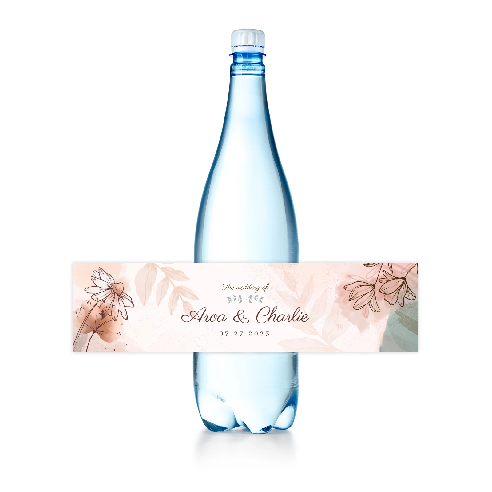 Etiquetas personalizadas para botellas, decoración de hojas, nombre, texto, cumpleaños, bautizo, boda, Bar, Mitzvah, 30 piezas