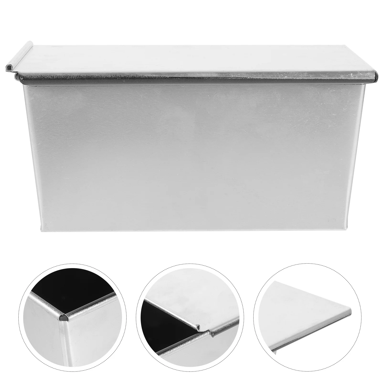 

Aluminum Non-stick Bread Box Nonstick Loaf Pan Bakeware with Cover Sandwich Alloy