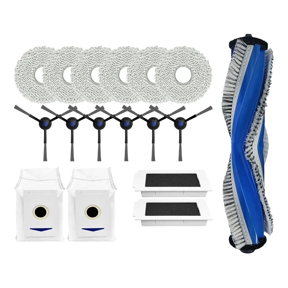 Maintenance Kit for ECOVACS For DEEBOT T30 PRO For OMNI Vacuum Cleaner Main Brushes Filters Mop Cloth and Dust Bags