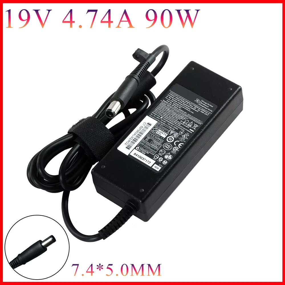 PARA HP CQ40 CQ45 CQ62 PPP012D-S 6730b 8540 W/P 8560w 6910P 8460P 6930P Fonte de alimentação portátil Adaptador AC Carregador 19V 4.74A