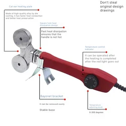 20-40mm 220V 800W Butterfly PPR Fuser Plastic Pipe Welding Machine Heating Plate Only A Machine Does Not Die