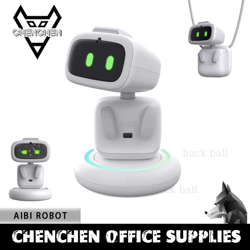 Aibi Robot Intelligent Ai Emotional Robots Interaction Emopet Voice Accompanies Desktop Kids Christmas White Gift Electronic Pet