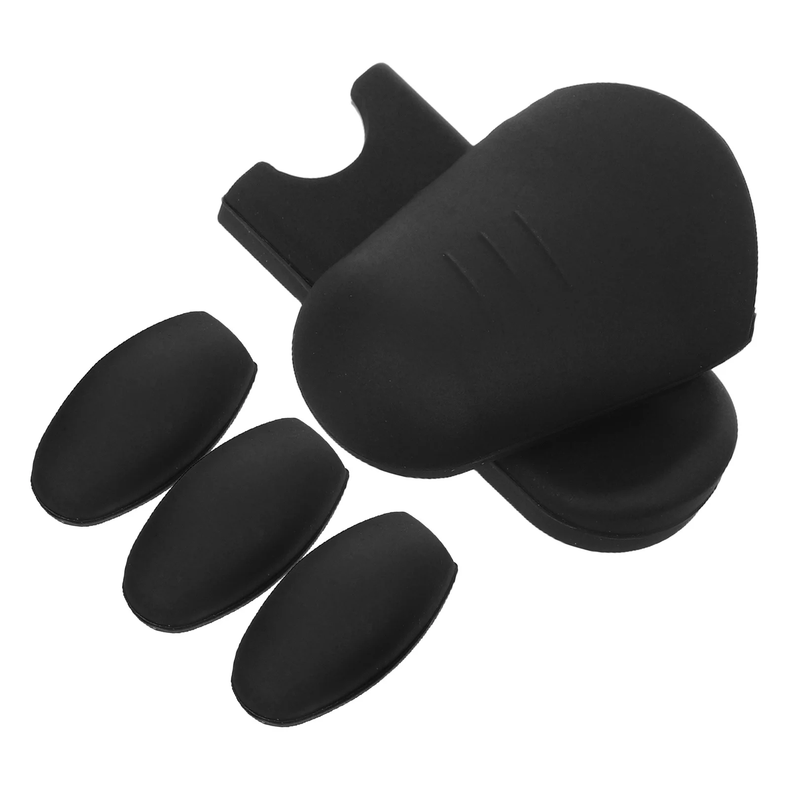 

5pcs Saxophone Thumb Rest Cover Silicone Finger Sleeve Universal Fit For Alto Soprano Sax Comfortable Cushion Pad Protective