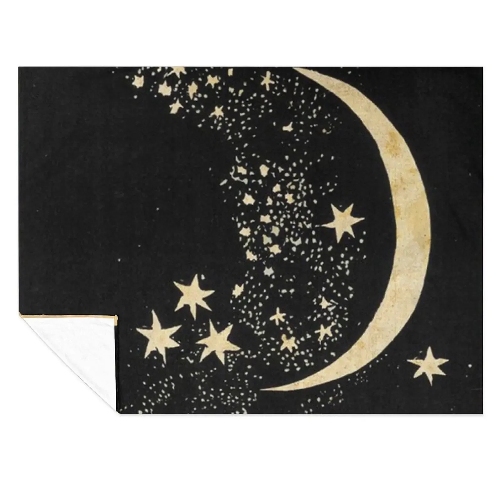 

The Stars and The Moon Throw Blanket Winter beds Plaid on the sofa valentine gift ideas warm winter Blankets
