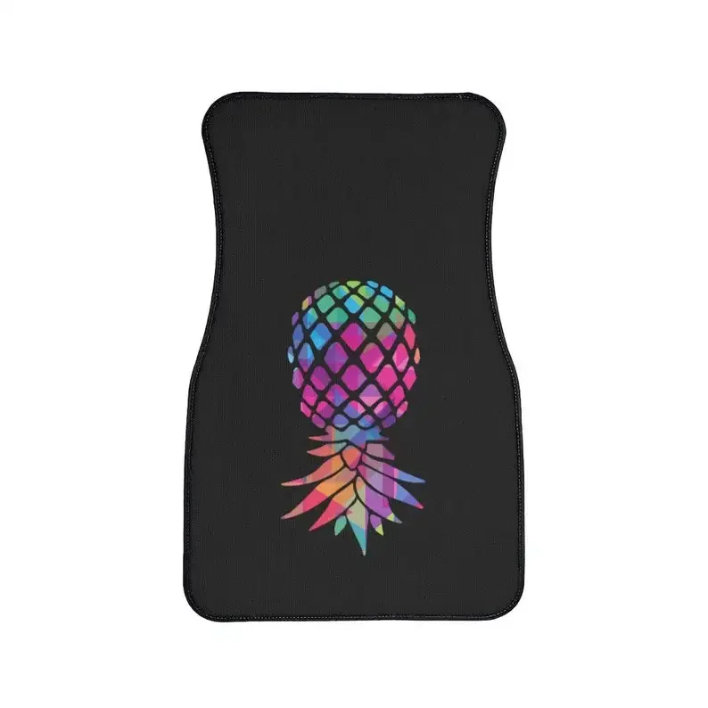 Rainbow Pineapple BDSM Fetish Kink Cuck Hotwife Swinger LGBT - Car Floor Mats, 1pc