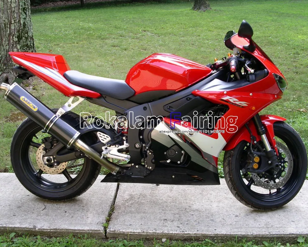 

Обтекатель спортивного велосипеда для Yamaha YZF R6 05 YZF-R6 2005 YZF 600, кузов, комплект обтекателя мотоцикла (литье под давлением)