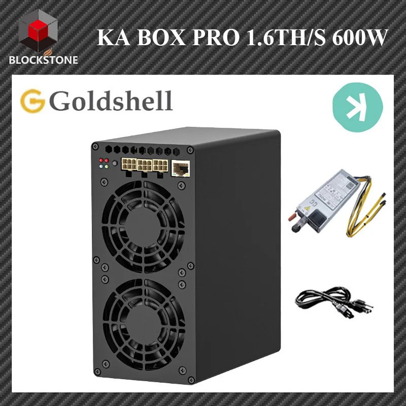 New Goldshell KA BOX Pro 1.6Th/s 600W Kaspa Miner Crypto KAS Mining Kaspa Rig Asic Miner Goldshell KAS Miner Box Goldshell KABox