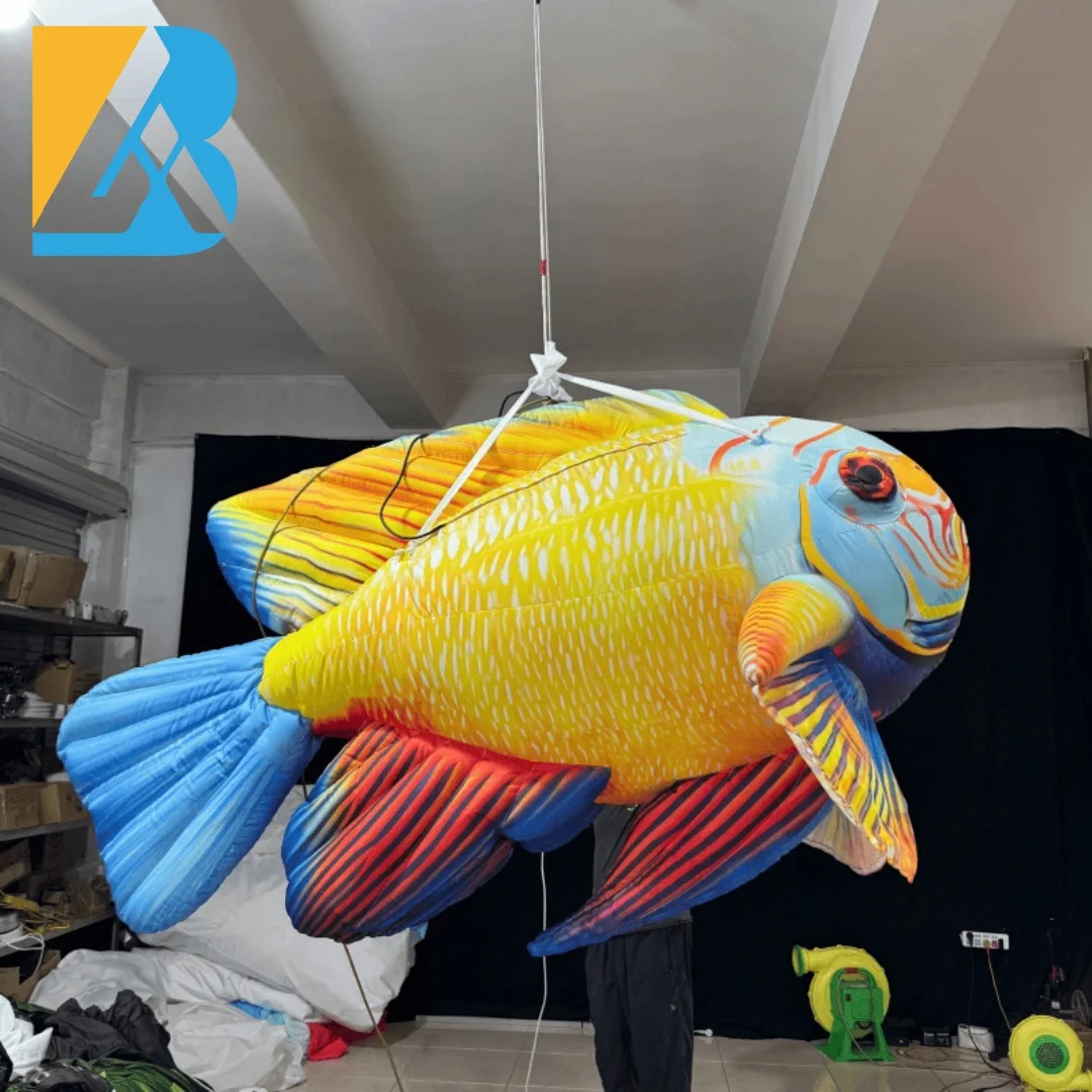 Bespoke Large Inflatable Sea Fish Design for Arabian Nights Prom Theme Toys
