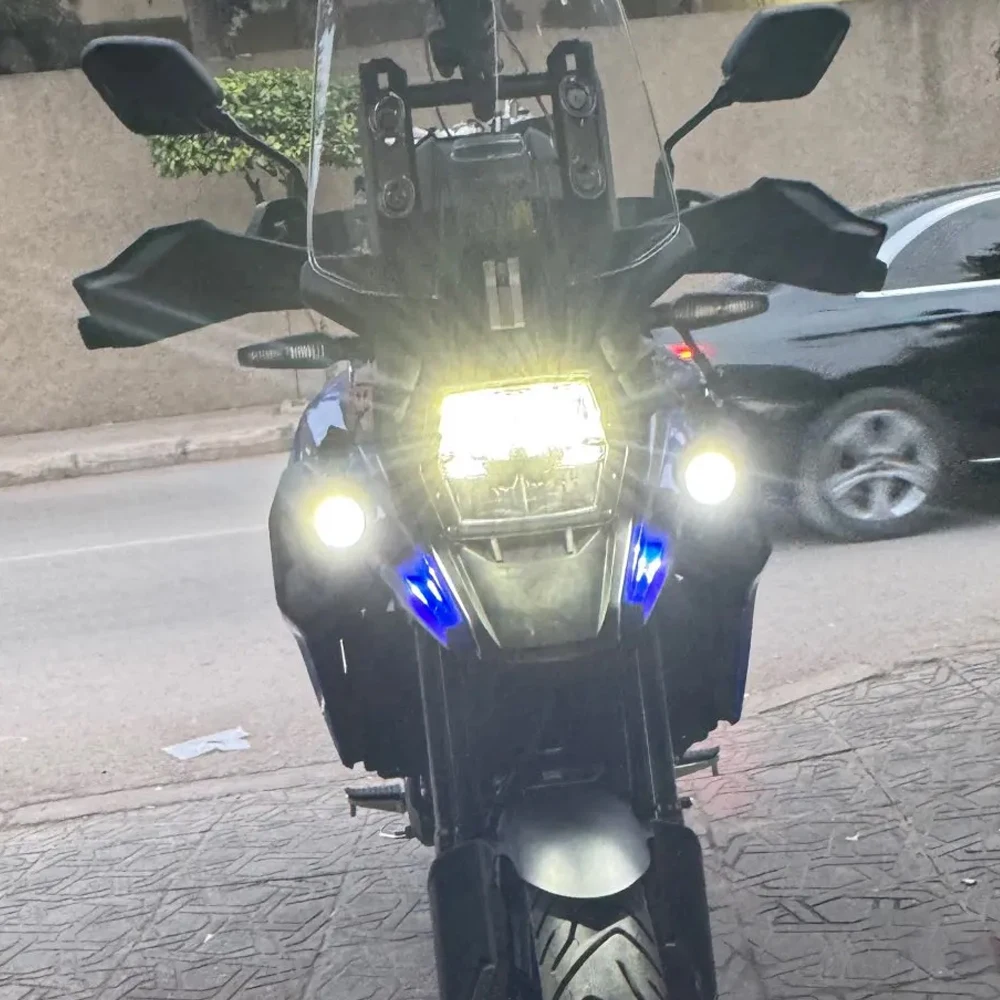 Phares Antibrouillard Moto U5 LED - Compatible Suzuki V-Strom DL650 DL1000 GSX 250R