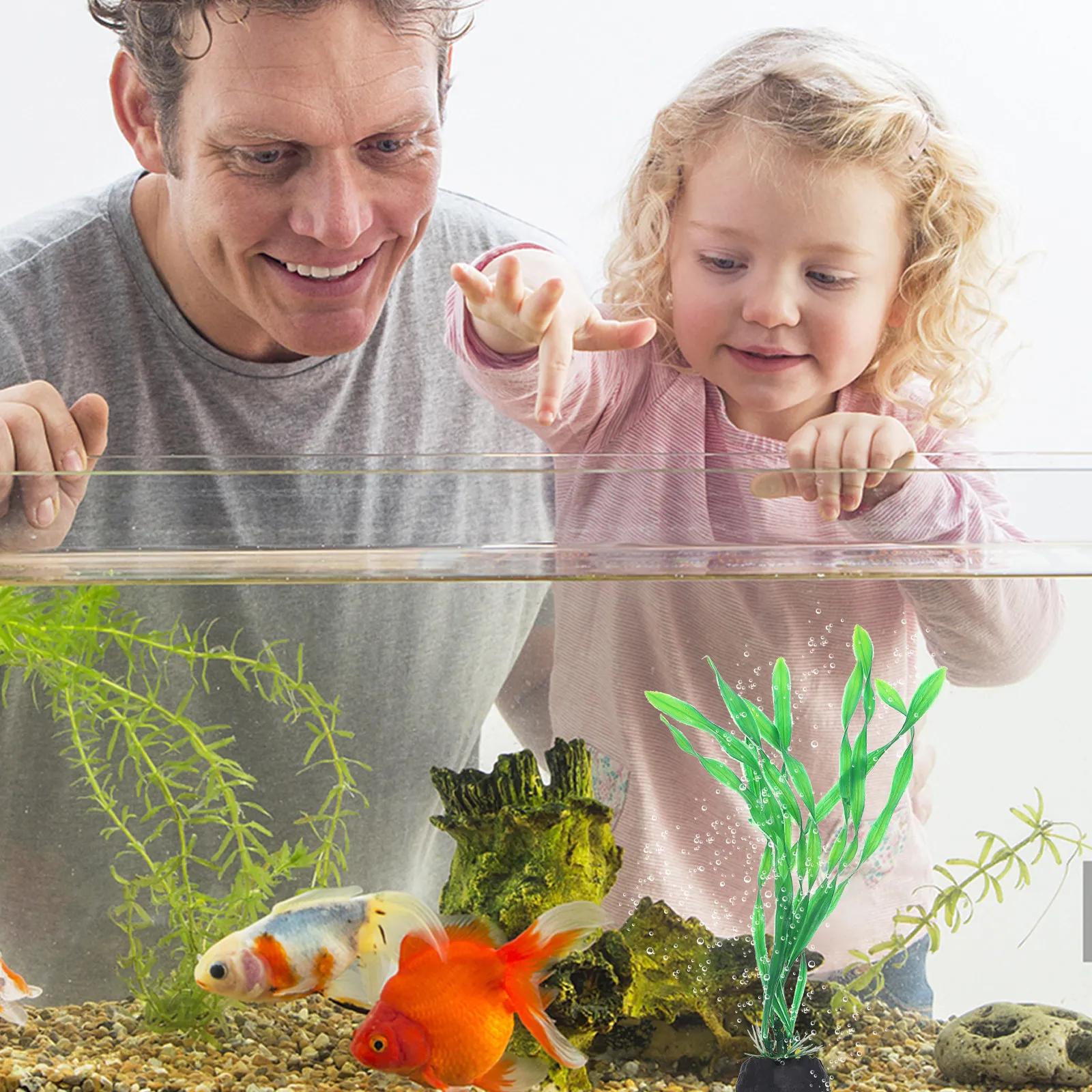 Non Planted Aquarium Fish - 10 ชิ้น หญ้าปลอมตกแต่งตู้ปลา ปลอดภัย ไม่เป็นพิษ คุณภาพพรีเมียม
