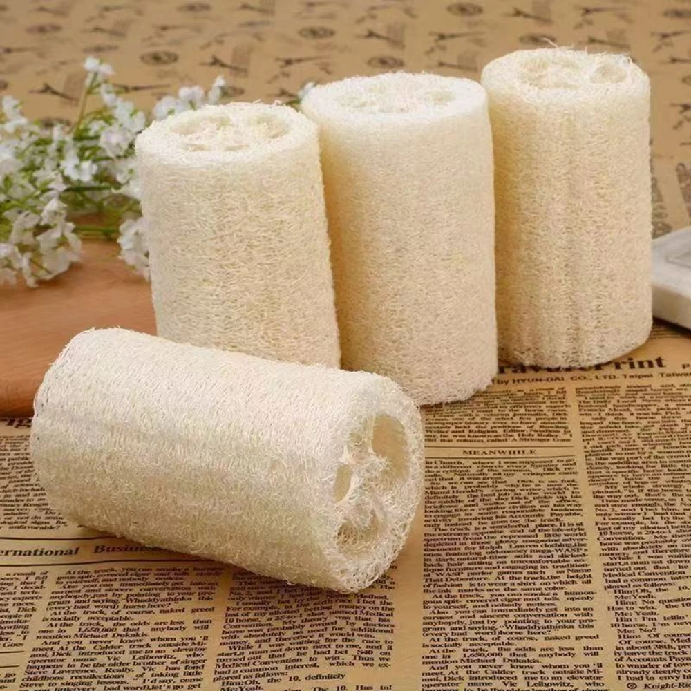 

2pcs Loofah Pulp Kitchen Cleaning Pads Farm-grown Rags for Washing Dishes Scrubbing POTS Loofah Pulp Household Cleaning Tools