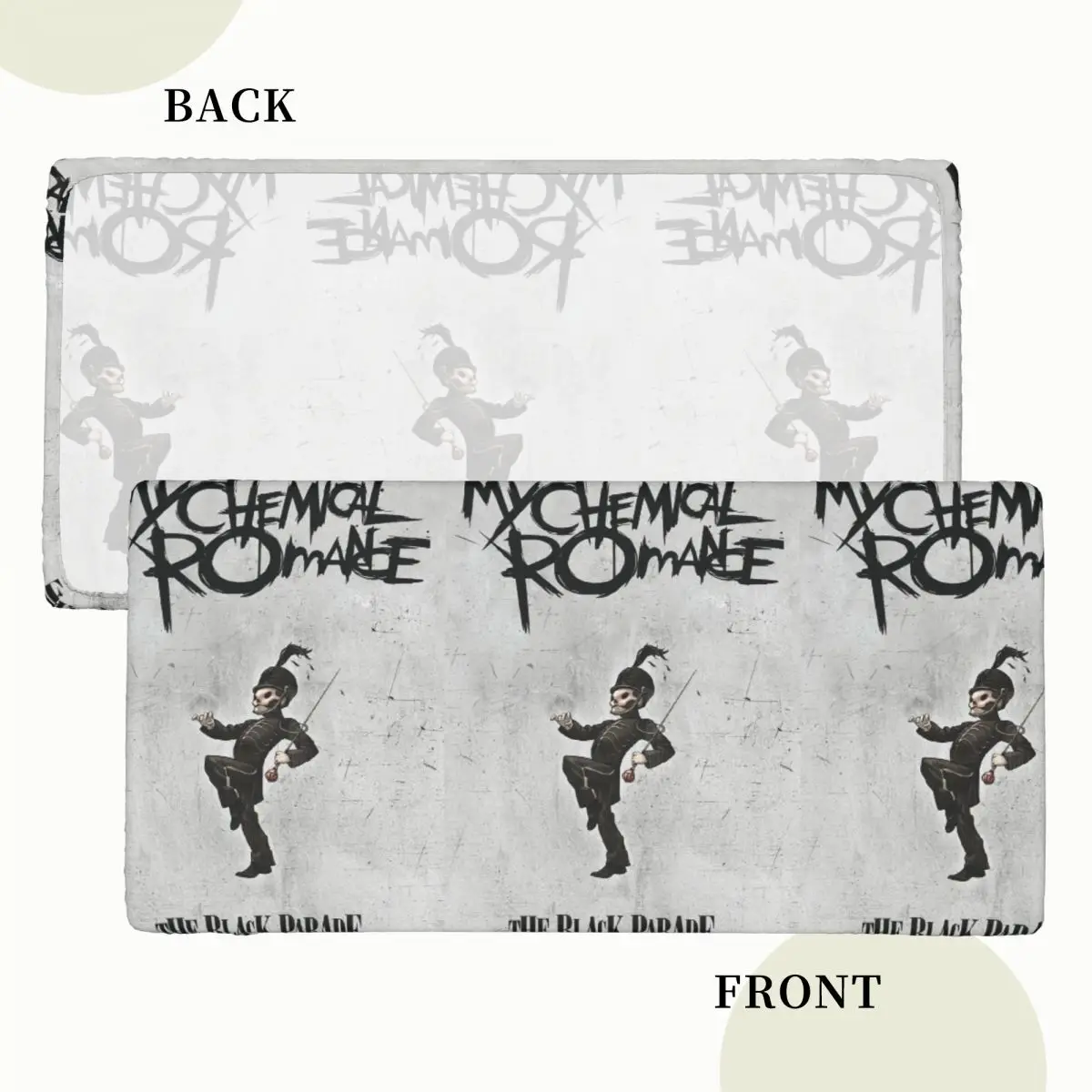 My Chemical Romance Customized Rectangular Tablecloth Oilproof Table Cover for Festival Party Decorations Table Cloth