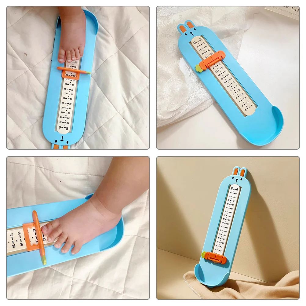 Children's Foot Measuring Device Toddler Shoe Size Measurer Universal Feet Tool Kids Ruler Abs Plastic Measurement Gauge Baby