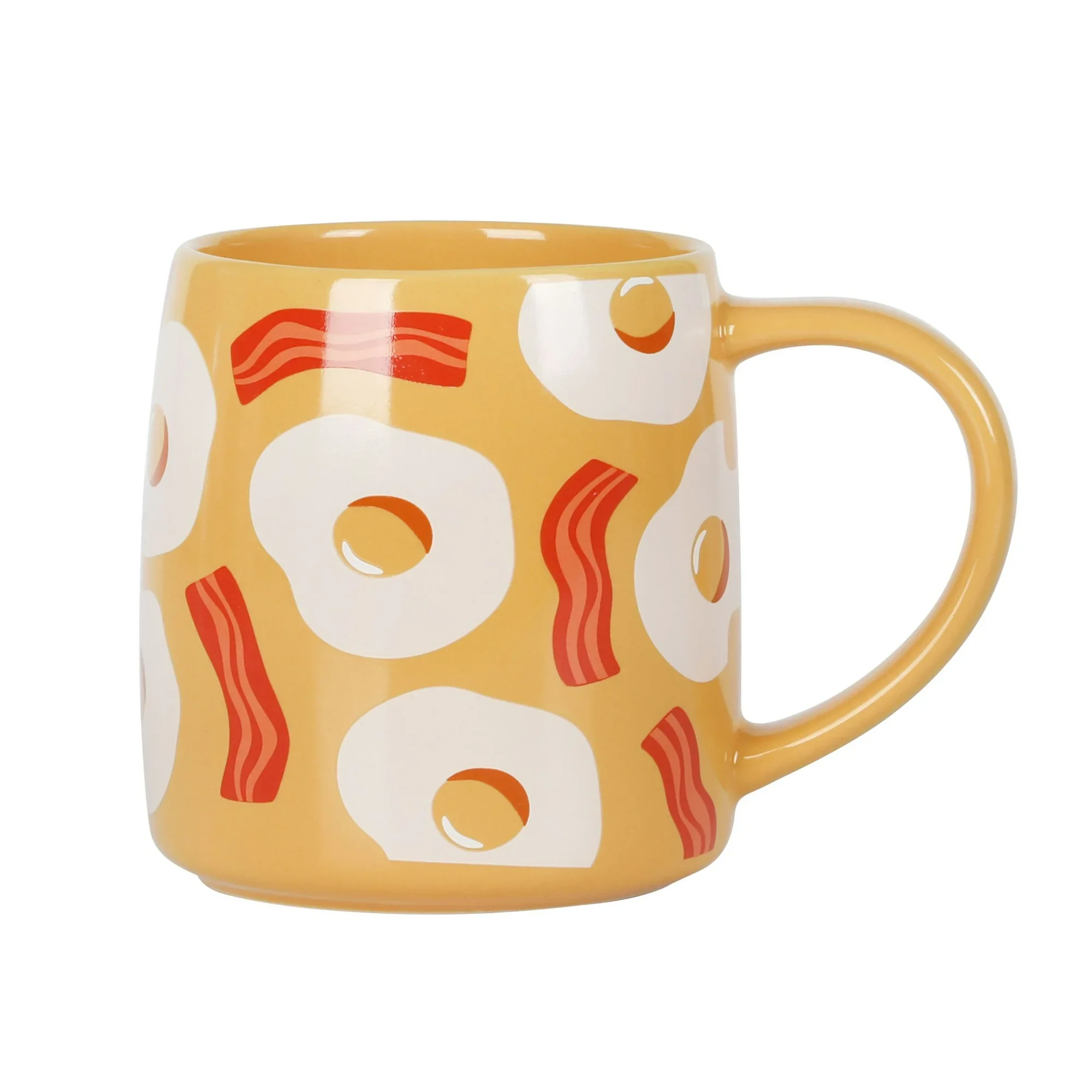 CERAMIC BACON & EGGS MUG