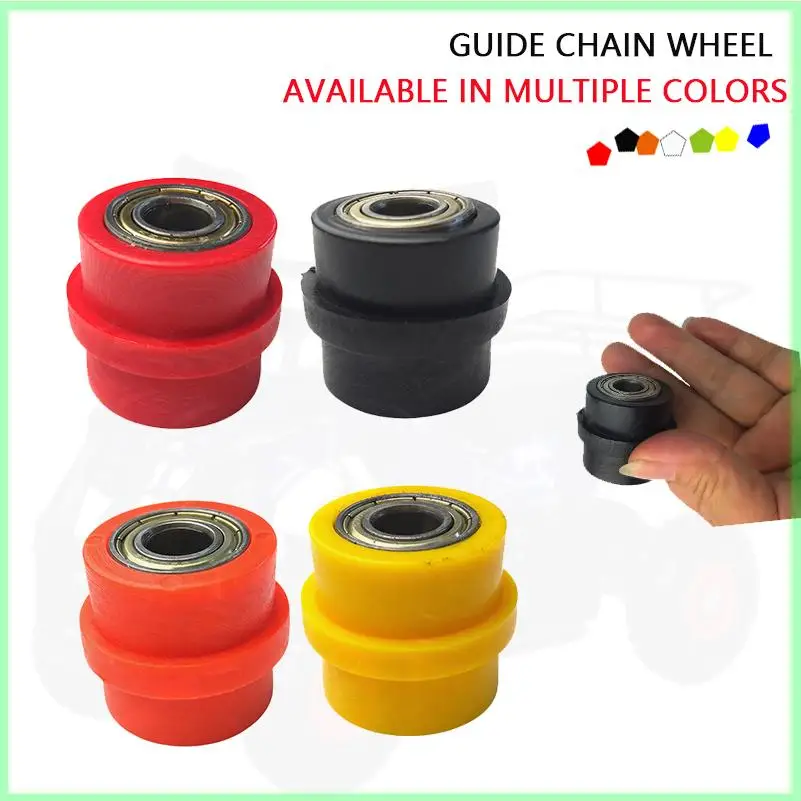 Off-road motorcycle modified chain guide sprocket chain expansion wheel tensioning wheel sprocket anti-skid wheel sliding wheel