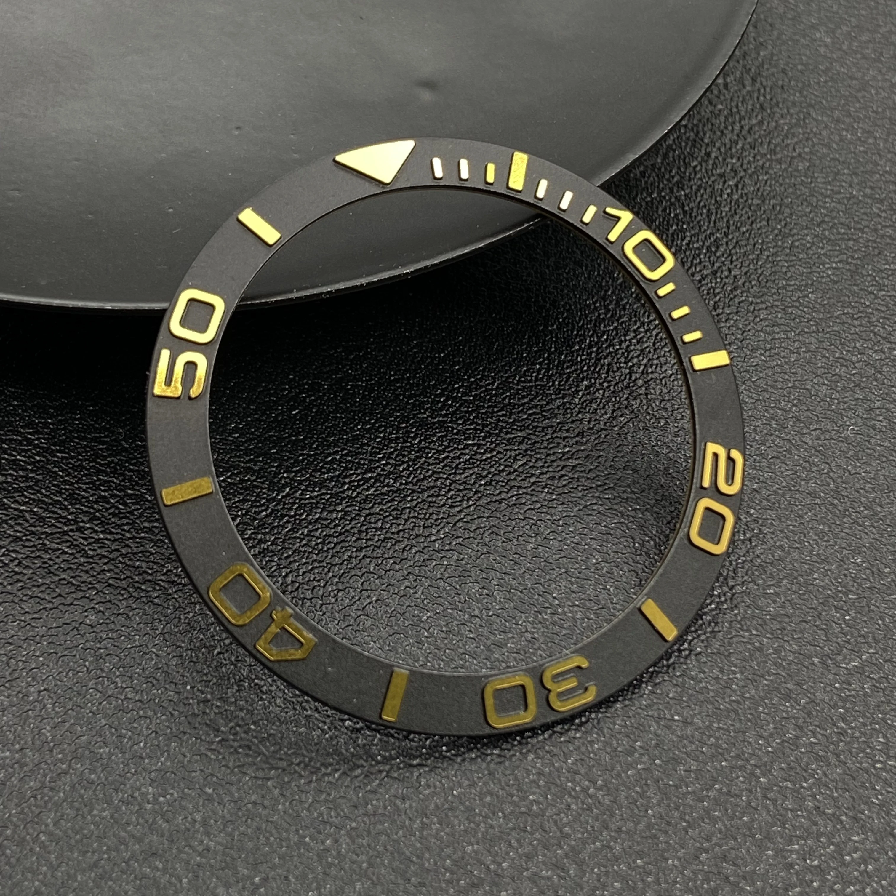 38mm Aluminium Watch Bezel Insert Ring Inner Diameter 30.6mm For SKX007 SKX009 SRPD SUB NH35 NH36 Watch Case Ring Repair Parts