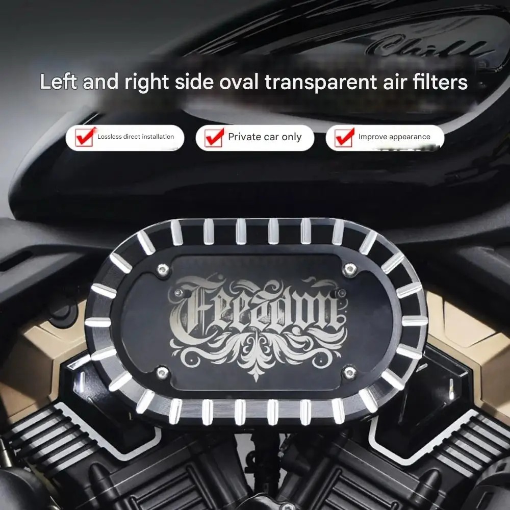VOGE CU625 oval transparent decorative air filter cover left and right side air filter VOGE 625CU