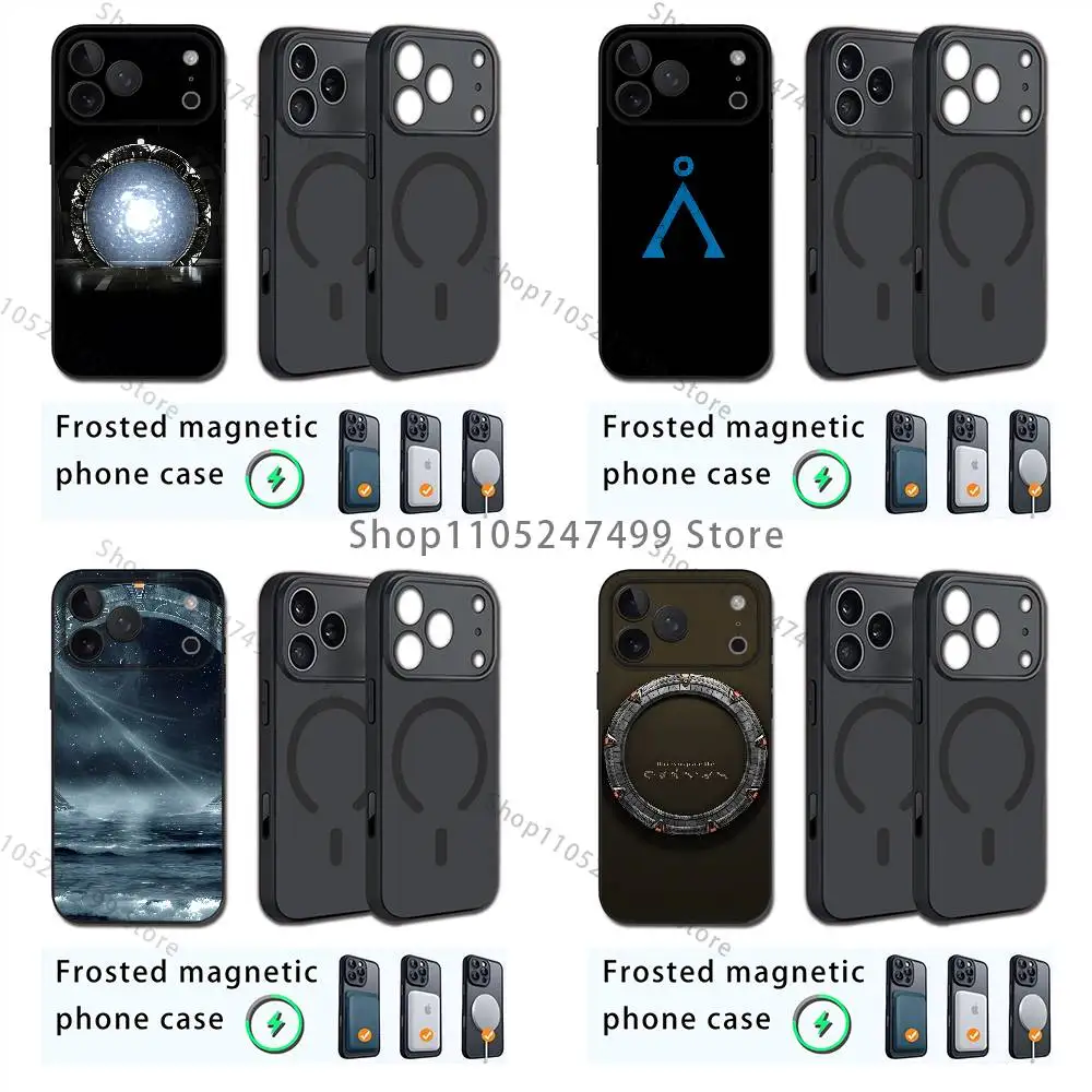 

Stargate Atlantis Phone Case For iPhone 17,16,15,14,13,12,11,Pro,Max,Plus,Mini,SE4,E Magnetic Magsafe Wireless Charging