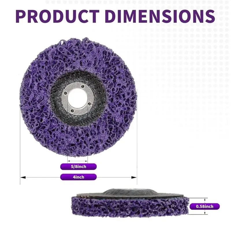 ABKJ-Paint Stripping Wheel, 10-Piece Rust Removal Disc, Peeling Wheel For Angle Grinder, Fast Abrasive Disc