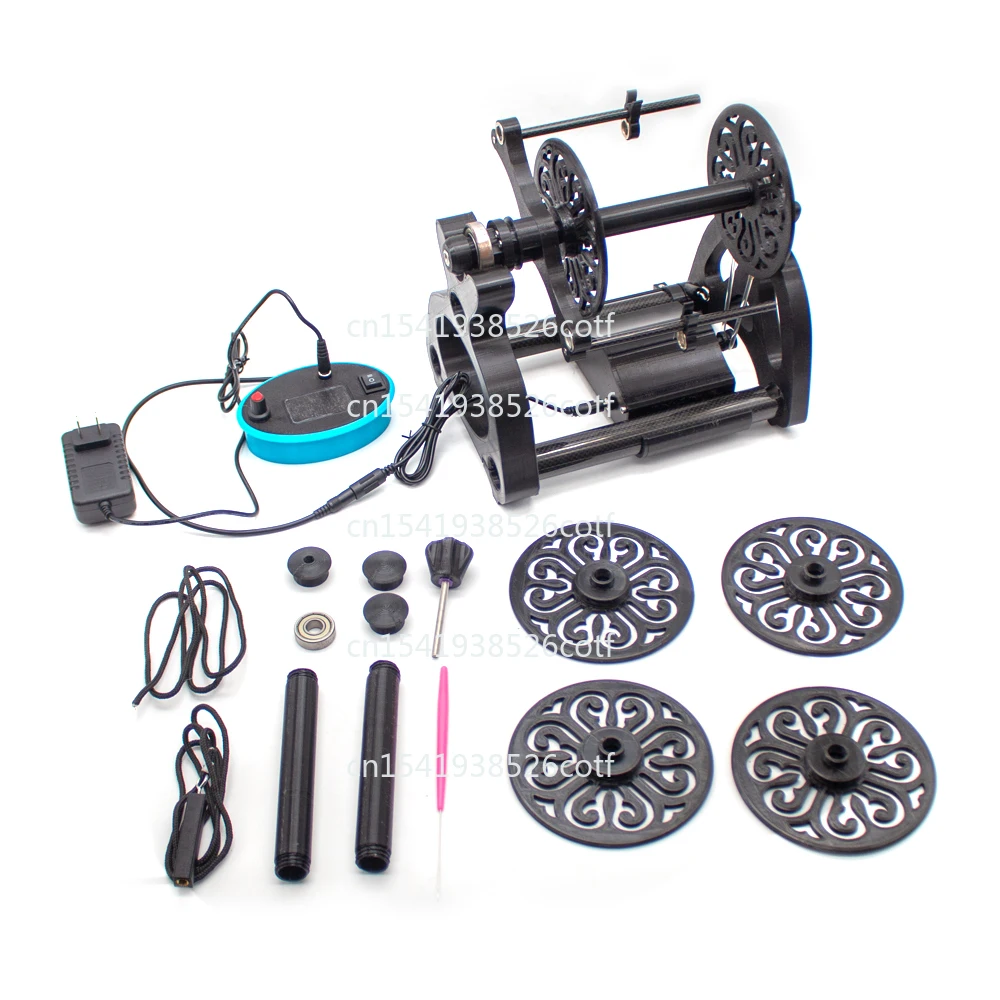 AC100-240v Household Digital Display Mini Electric Spinning Wheel, Wool Fibre Twisting, Forward And Reverse