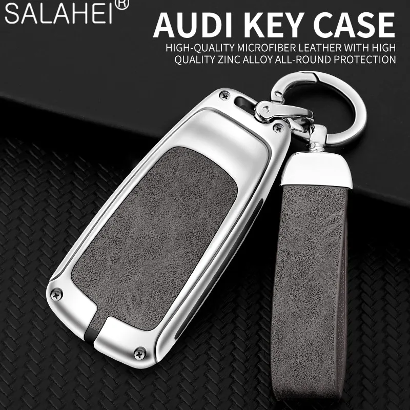 

Car Remote Key Case Cover Shell For Audi A4 B9 A5 A6 8S 8W Q5 Q7 4M S4 S5 S7 TT TTS TFSI RS Protector Fob Keyless Accessories