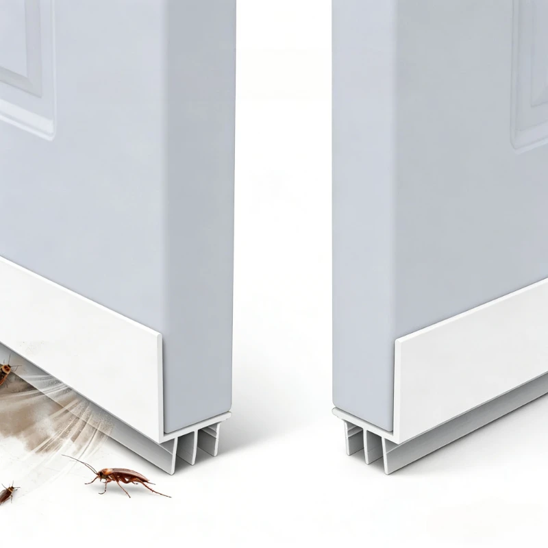 

Elf Adhesive Door Bottom Seal Strip Windproof Soundproof Dustproof Proof for Bedroom Bathroom Home Door Weatherstrip Entrance