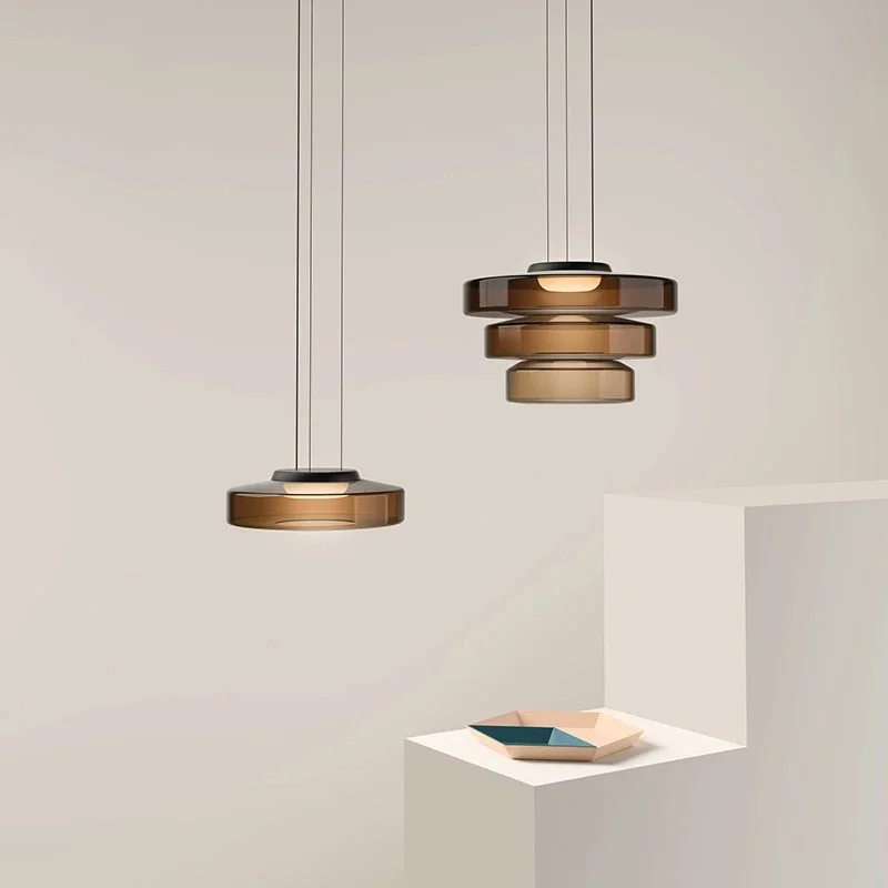 Modern 2025 Modern Glass Pendant Light Fixture Pendant Lighting For Kitchen Island Ceiling Light Green Glass Shade Dining Room L
