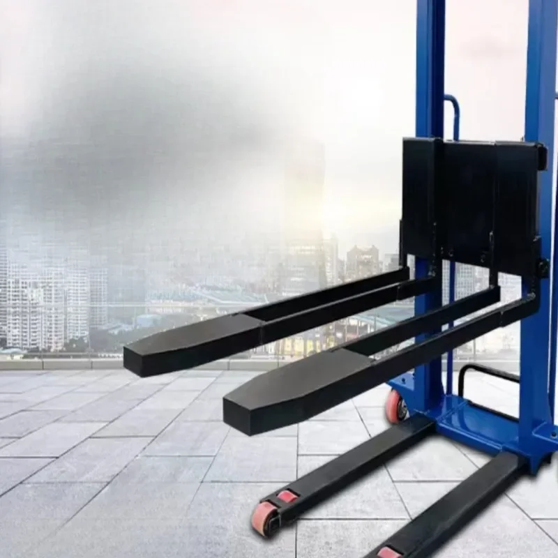 

Forklift Portable electric loading and unloading truck Rising truck Self-loading