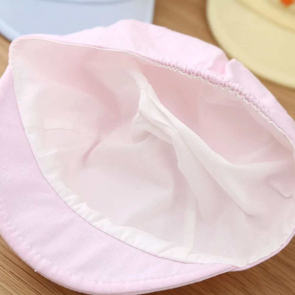 Baby\'s Lovely Caps Spring And Autumn Super Cute Boy And Girl Baby 0-3 Month Visor Hats Newborn Sun Hat