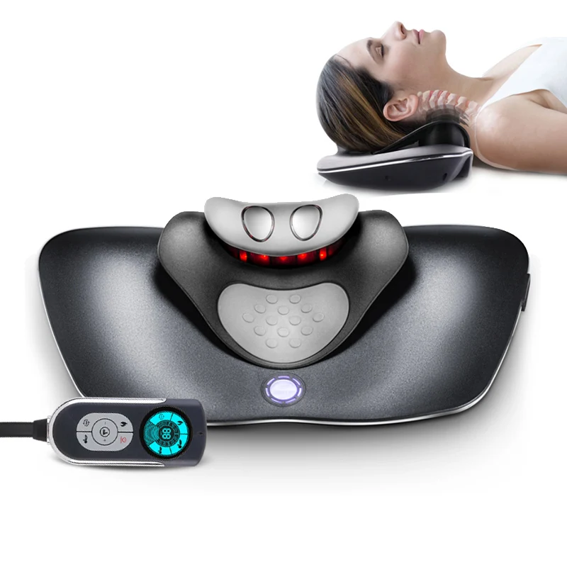 Trending Products 2024 Alphay Custom Neck Stiffness Pain Relief  Dynamic Neck Traction Device with EMS and Hot Compress for Neck