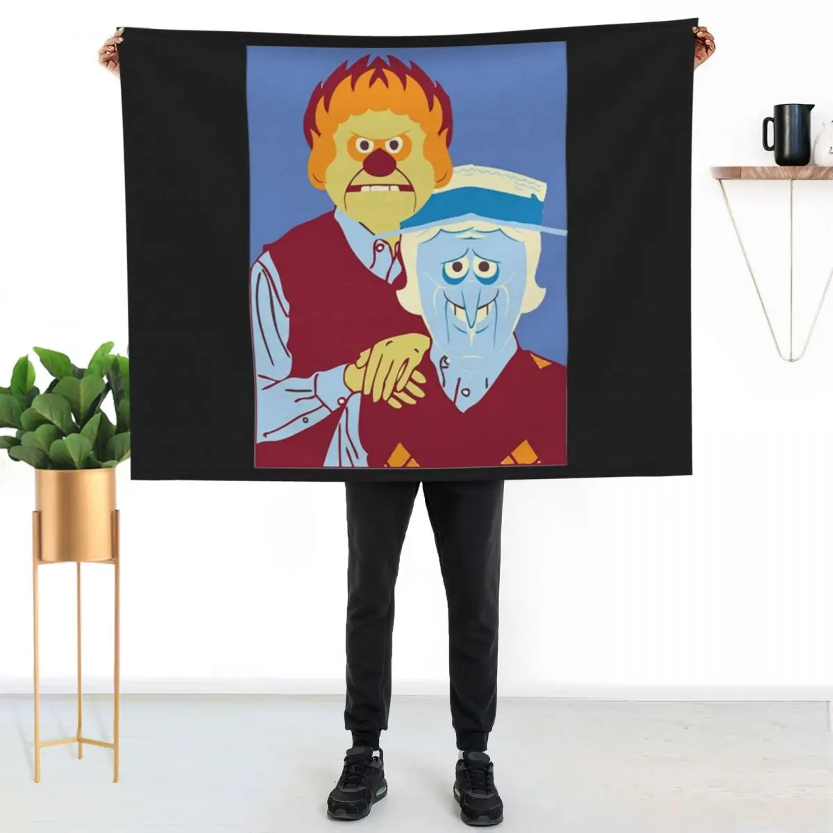 Snow Miser T-Shirtsnow and heat miser brothers Throw Blanket Large Luxury Throw cosplay anime manga Loose for sofa Blankets