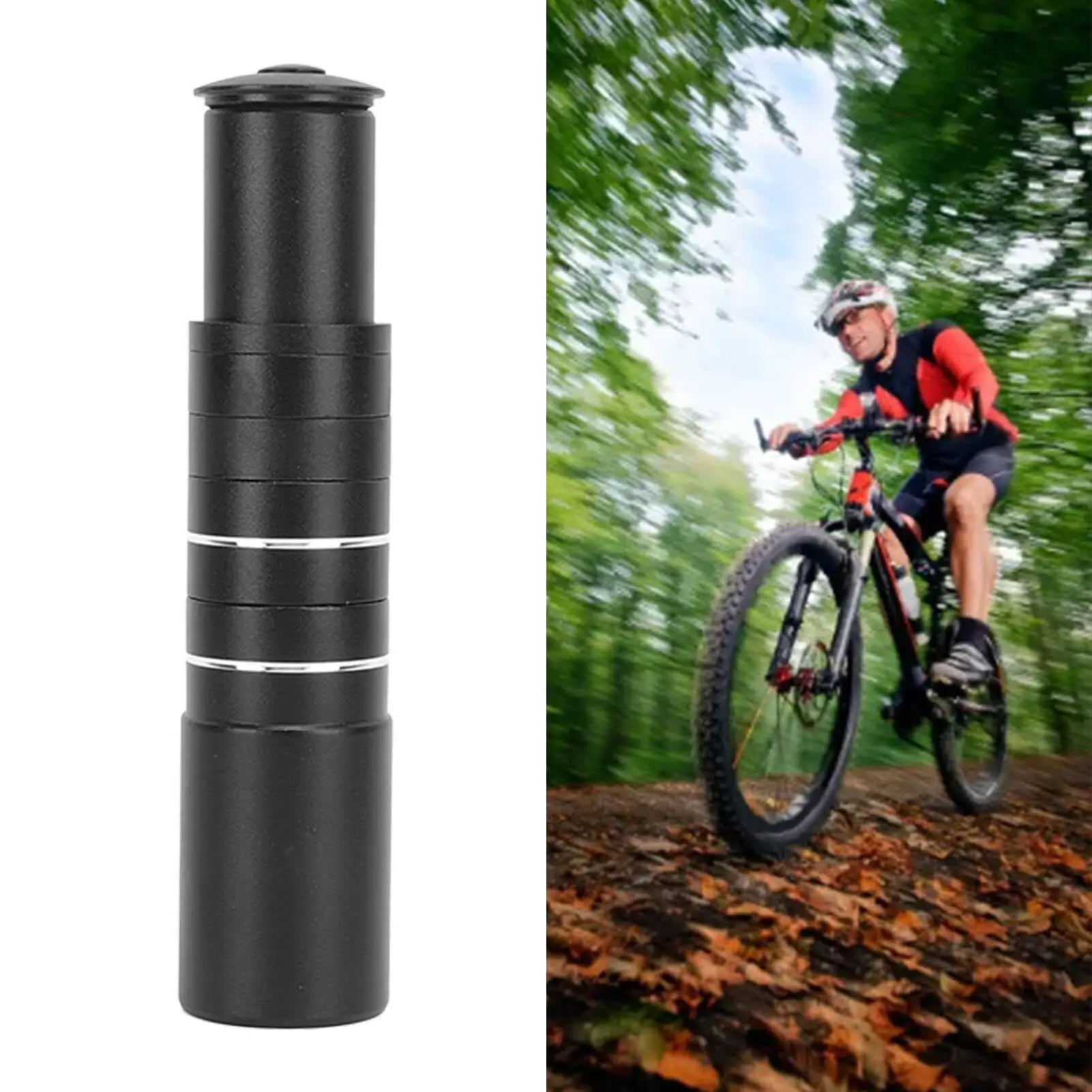 Universal Bike Neck Extender Fork Stem Adapter - Easy Install, Sleek Design for mountain Bikes