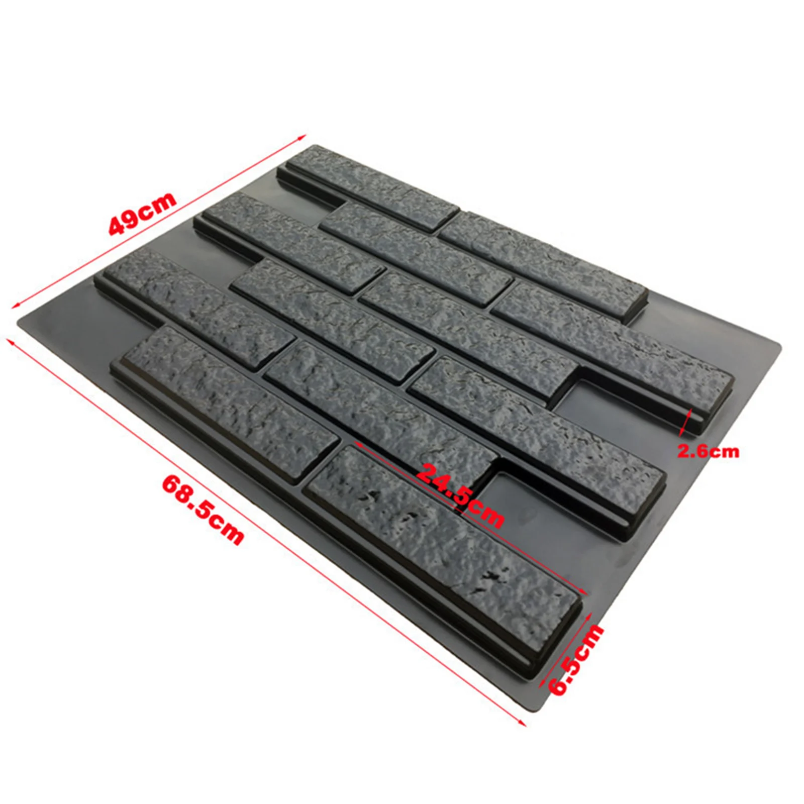 Concrete Molds and Forms Plastic Cement Paver Stencil Stone Brick Tile Tool for Outdoor Garden Path Building