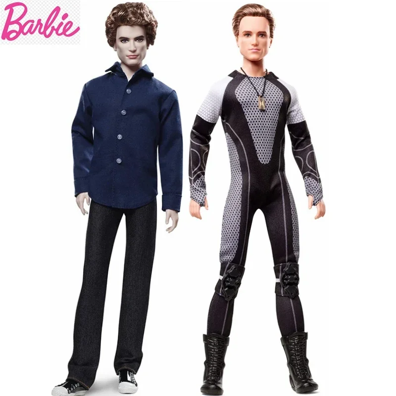 

Original Barbie Doll The Twlight Saga Bella Jasper Hunger Games Peeta Catching Fire Genuine Brand Birthday Christmas Collector